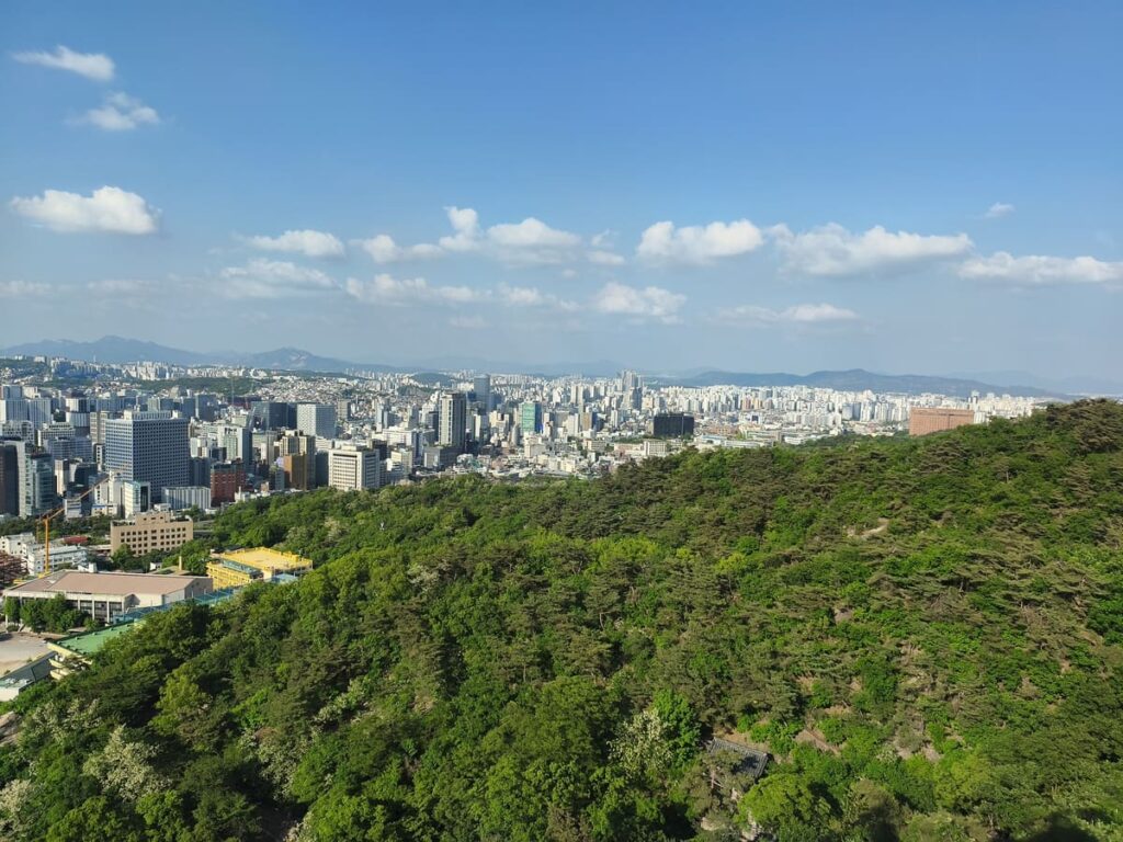 View over Seoul