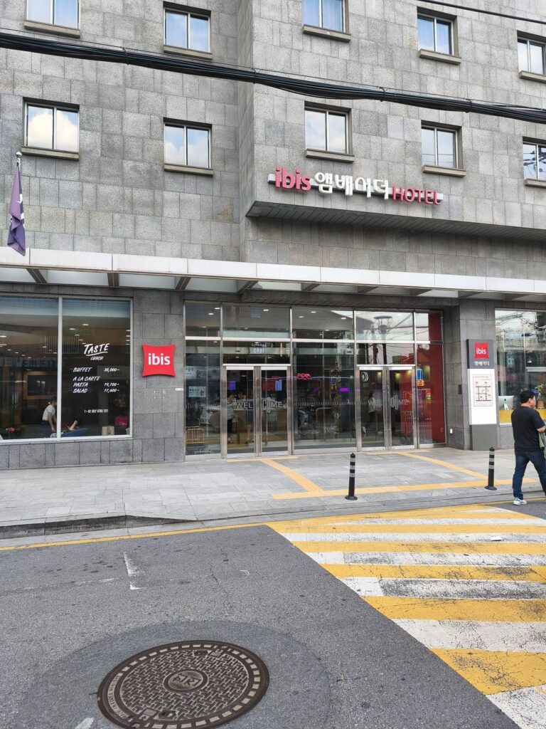 Ibis Hotel Entrance in Insangdong