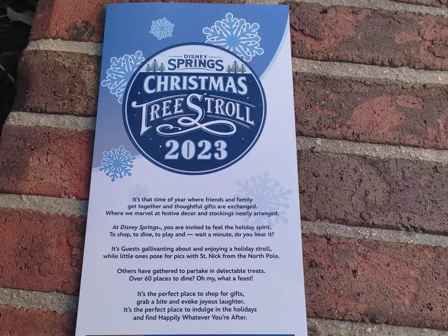 ALL ABOUT THE CHRISTMAS TREE STROLL AT DISNEY SPRINGS 2023
